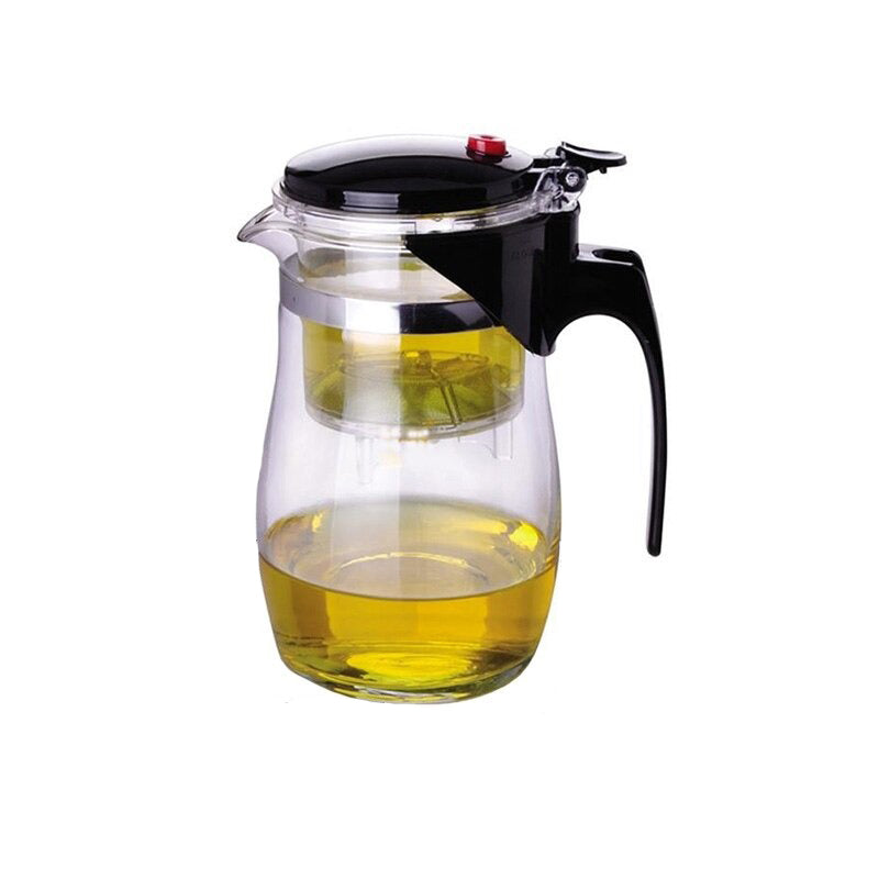Glas Tekanna med Teinfuser för Varmt Te 0