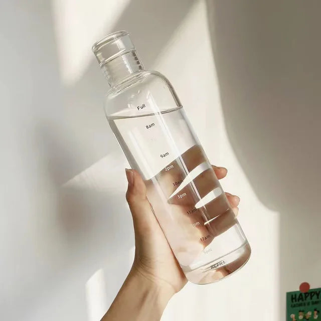 Glasdricksflaska med Timer och Läckagesäker Design 7