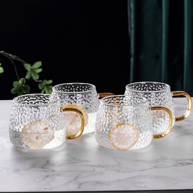 Glaskanna med Trälock Modern Design för Varma och Kalla Drycker 8