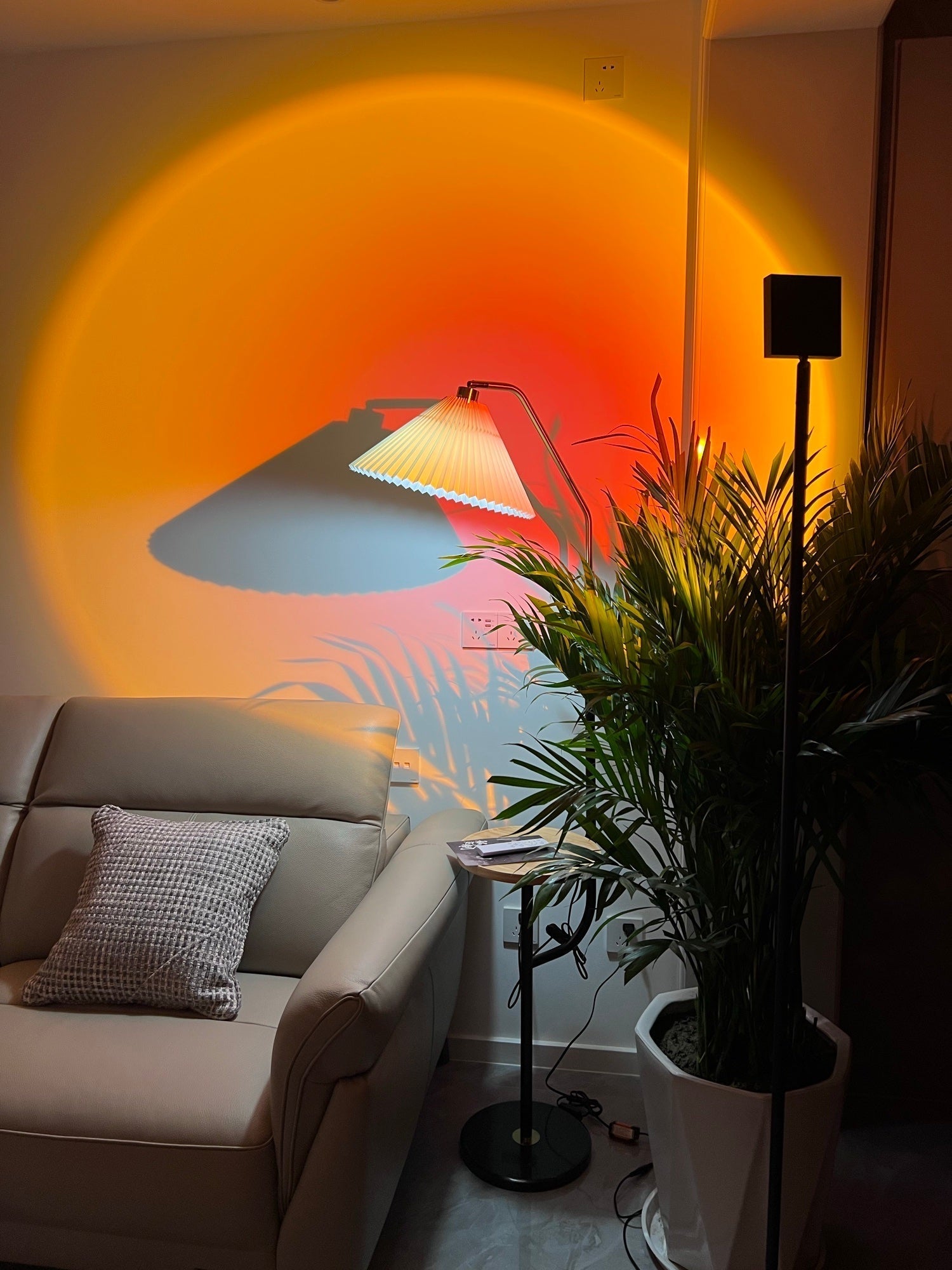Golvlampa med Färgprojektor för Inomhusbruk 6