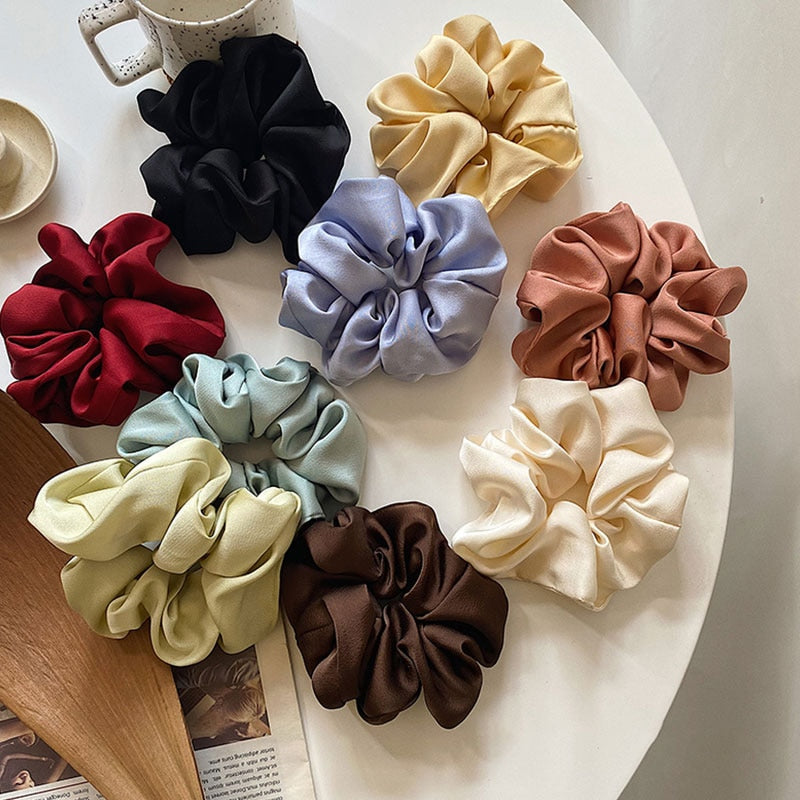 Siden Hår Scrunchie