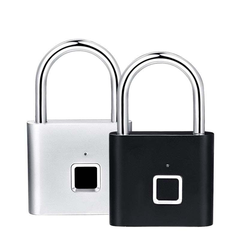 Nyckellöst hänglås med fingeravtryck