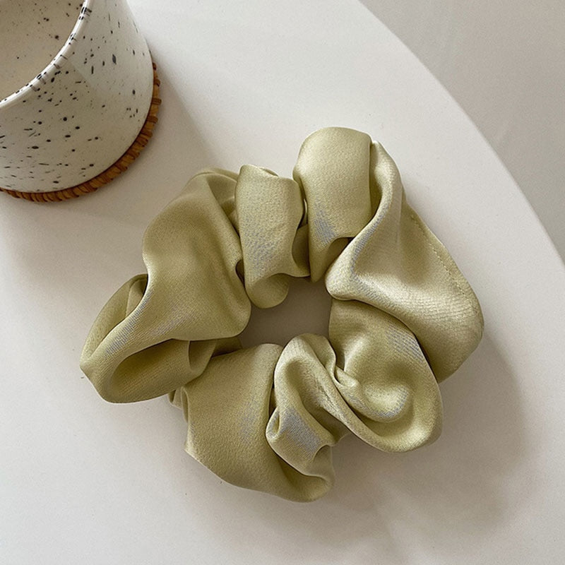 Siden Hår Scrunchie