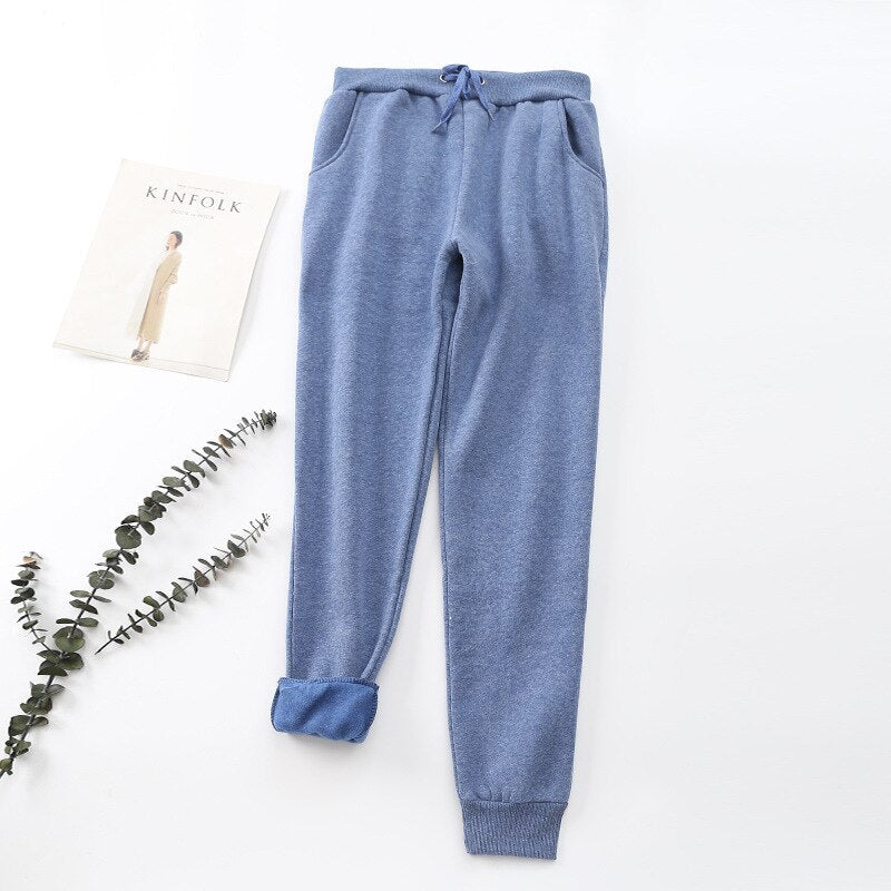 Sköna sweatpants i kashmir