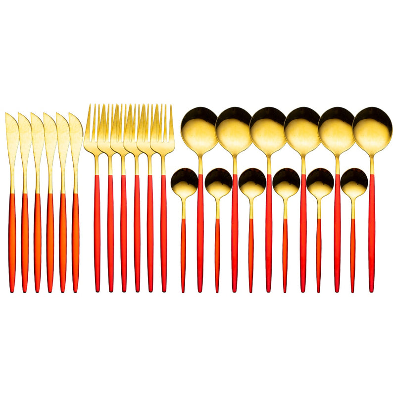 Golden Dinnerware Set (24st)