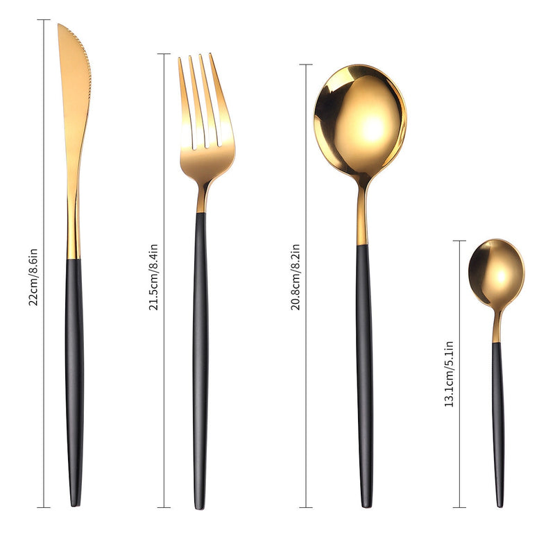 Golden Dinnerware Set (24st)