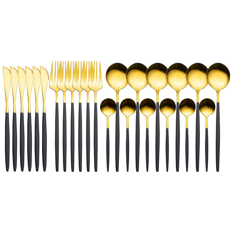Golden Dinnerware Set (24st)