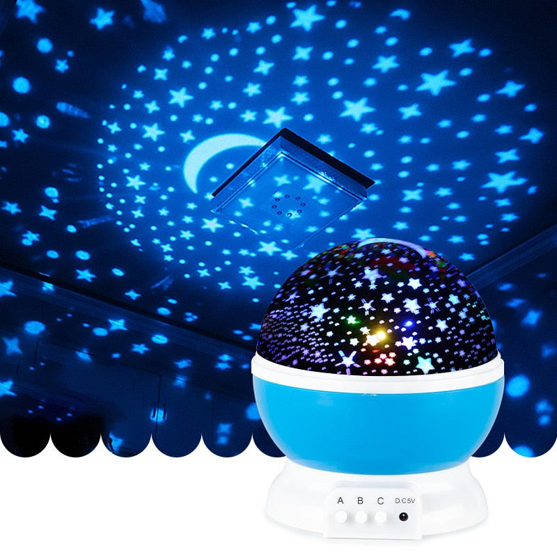 Colorful Galaxy Revolving Lamp