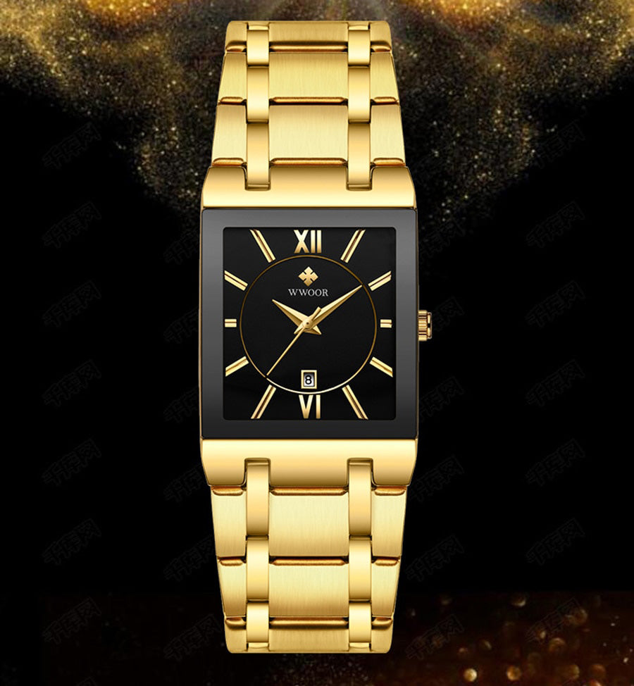 Lyxig Fyrkantig Klocka