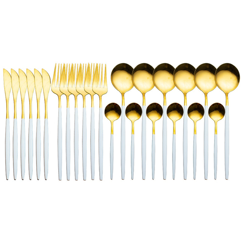 Golden Dinnerware Set (24st)