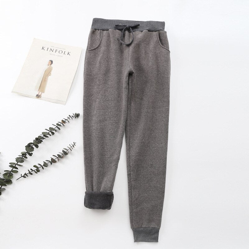 Sköna sweatpants i kashmir