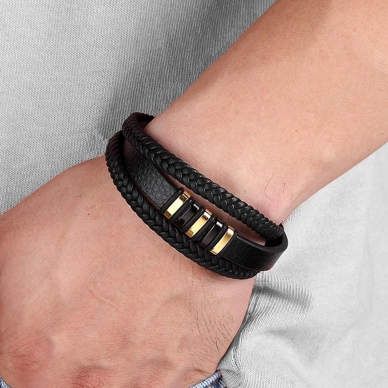 Herrarmband i läder - tidlös och stilren accessoar