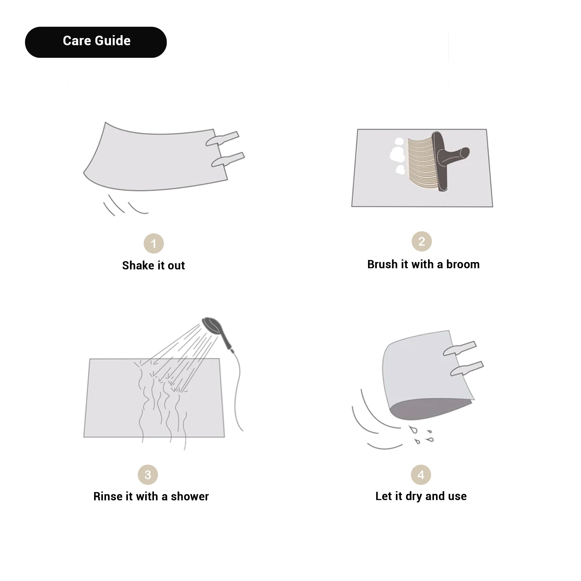 Halkfri Dörrmatta med Bokstavstryck för Entrén 8