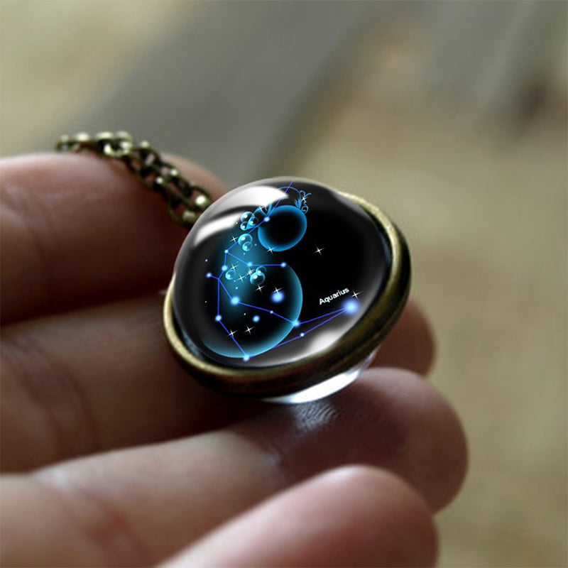 Halsband med 12 Stjärntecken Design 0