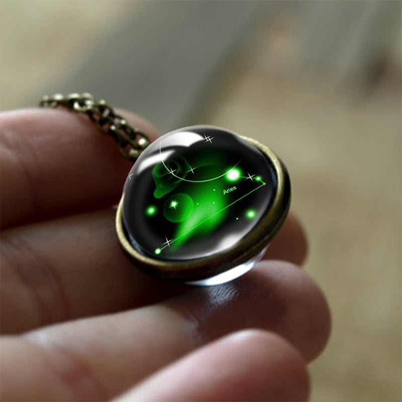 Halsband med 12 Stjärntecken Design 2