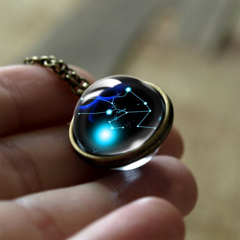 Halsband med 12 Stjärntecken Design 3