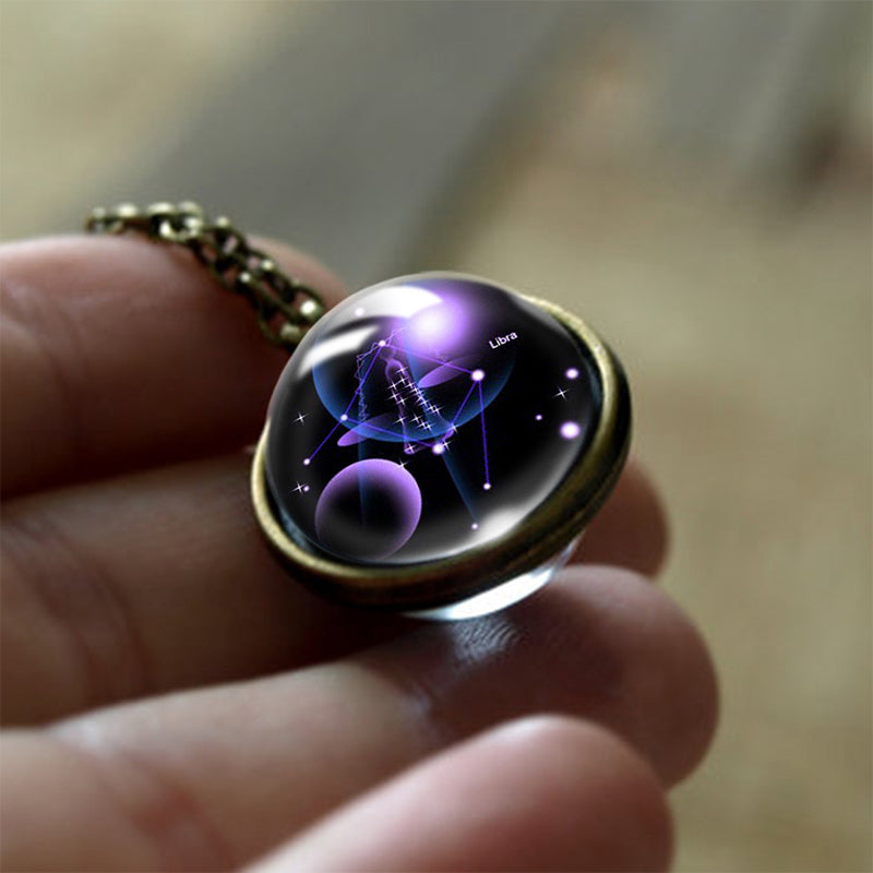 Halsband med 12 Stjärntecken Design 8