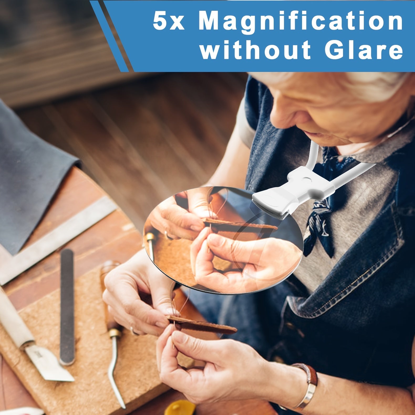 Halsförstoringsglas 5X för Seniorer 6