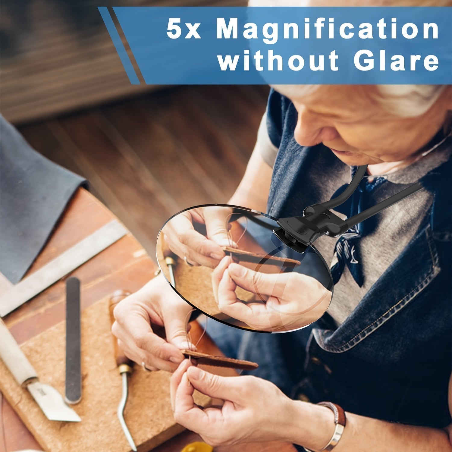 Halsförstoringsglas 5X för Seniorer 7
