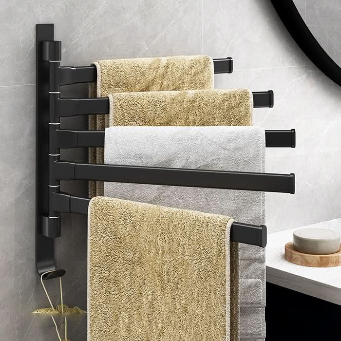 Handdukshängare Badrum Modern Design Med Fem Armar 1