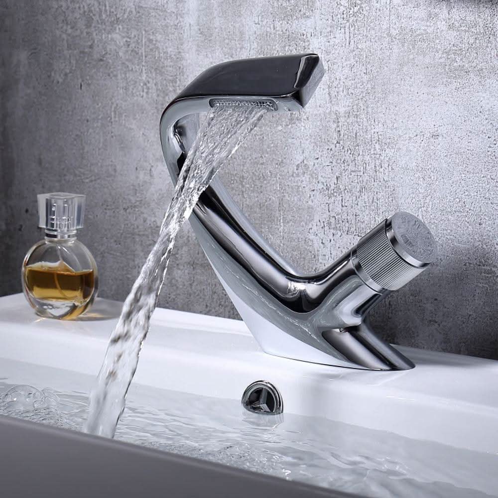 Handfat Kran Vattenfall Modern Design för Badrum 11