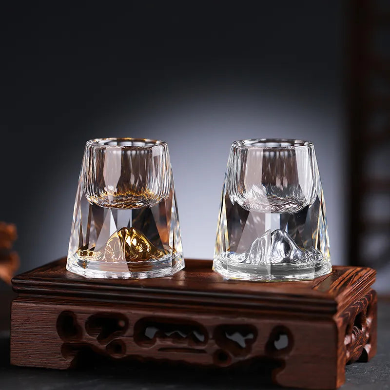 Handgjorda Kristallglas Set för Whisky och Premiumdrycker 4