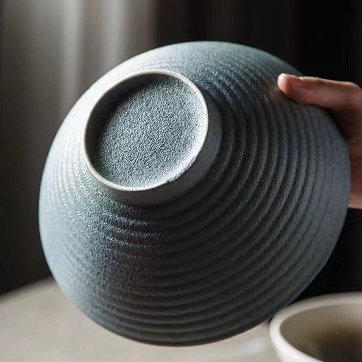 Handgjorda Ramskålar 20 cm Med Unik Design 4