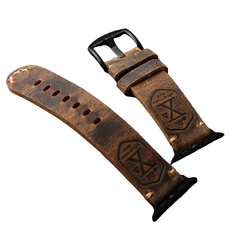 Handgjort Armband Apple Watch Vintage Design för Män och Kvinnor 3