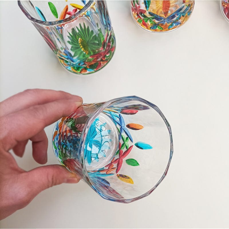 Handmålade Murano-glasögon Unik Design 3