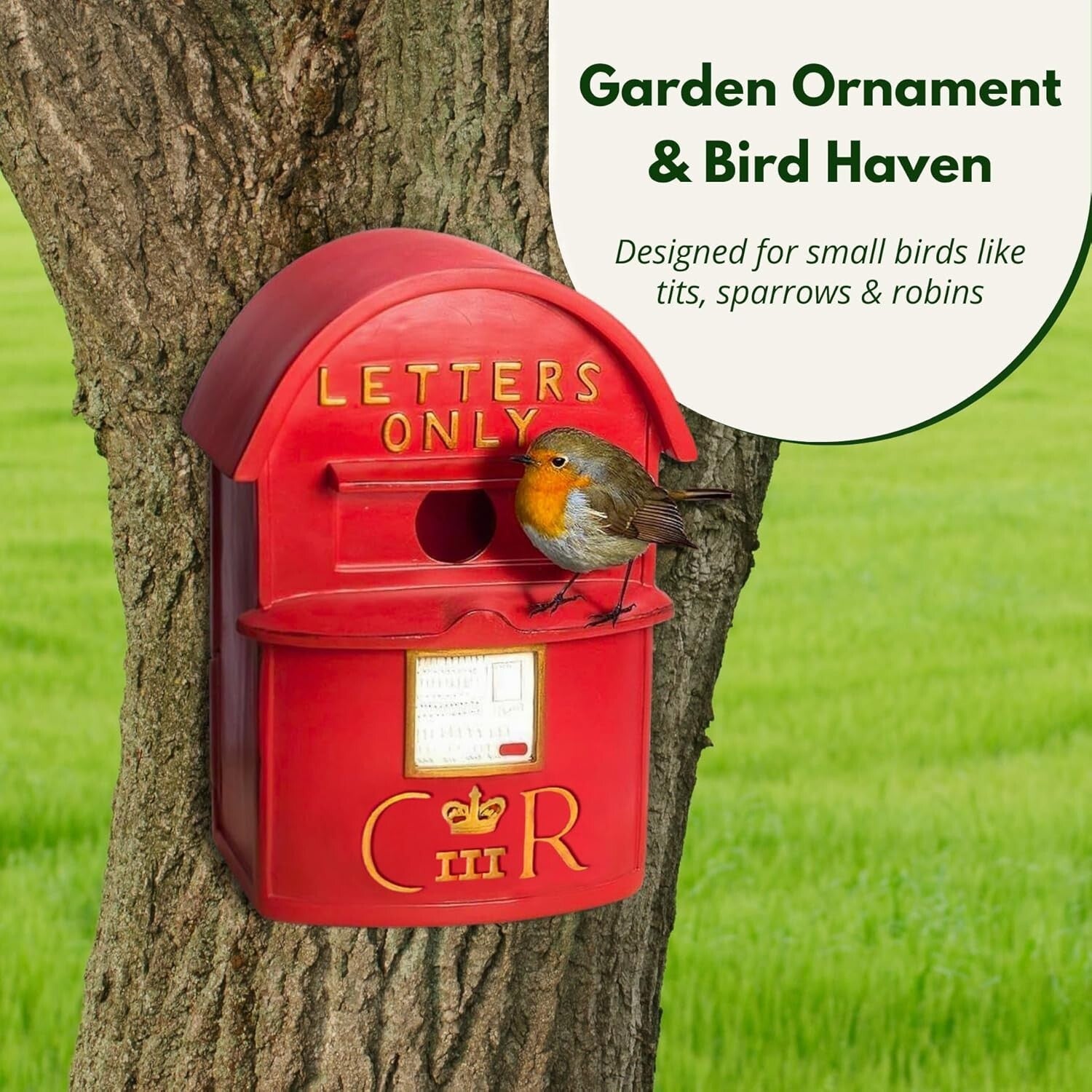 Hängande Fågelholk för Trädgård 0