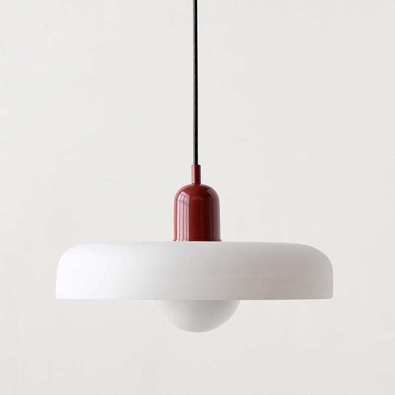 Hängande Lampa i Färgat Glas Modern Design 11