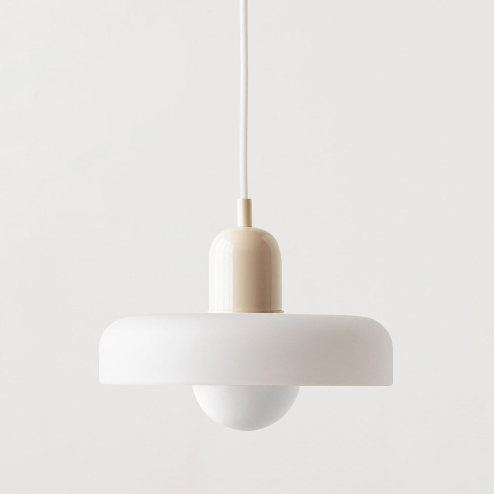 Hängande Lampa i Färgat Glas Modern Design 22
