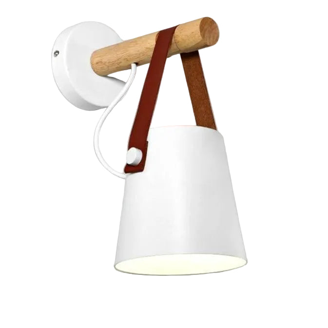 Hängande Vägglampa i Trä för Hemmet 0