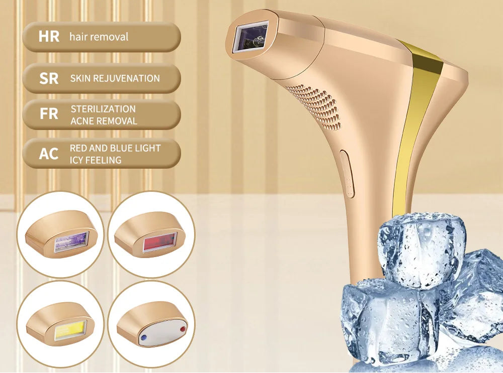 Hårborttagningsapparat för Ansikte och Kropp IPL Teknik Kompakt 0