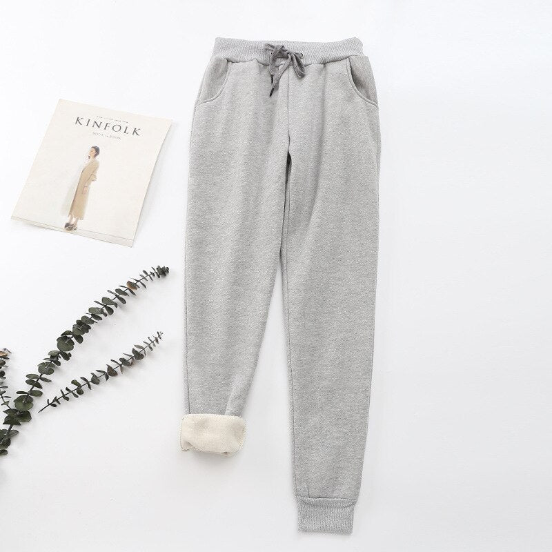 Sköna sweatpants i kashmir