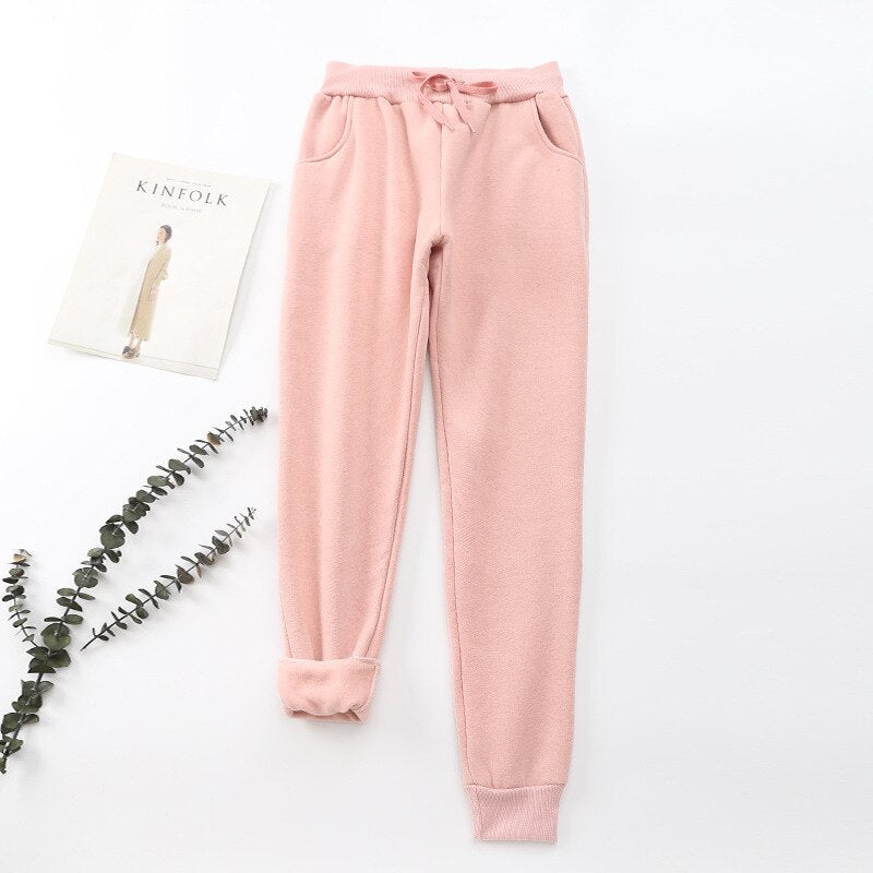 Sköna sweatpants i kashmir