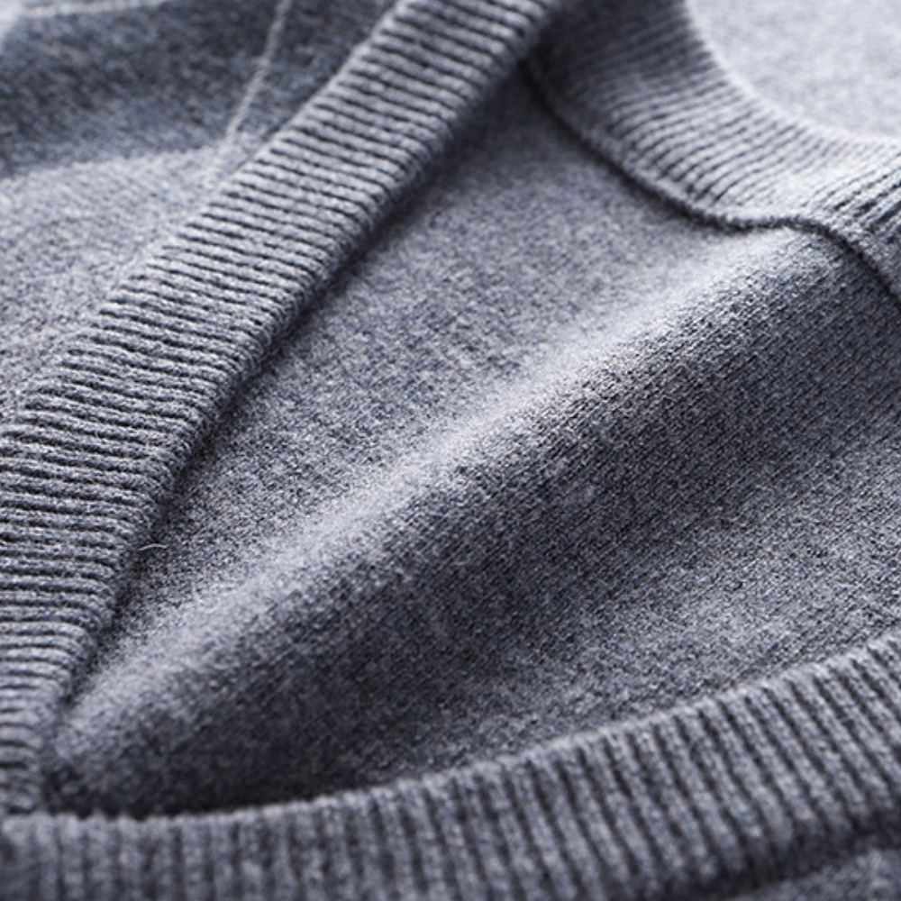 Herr Ärmös Tröja i V-Hals Stil 5