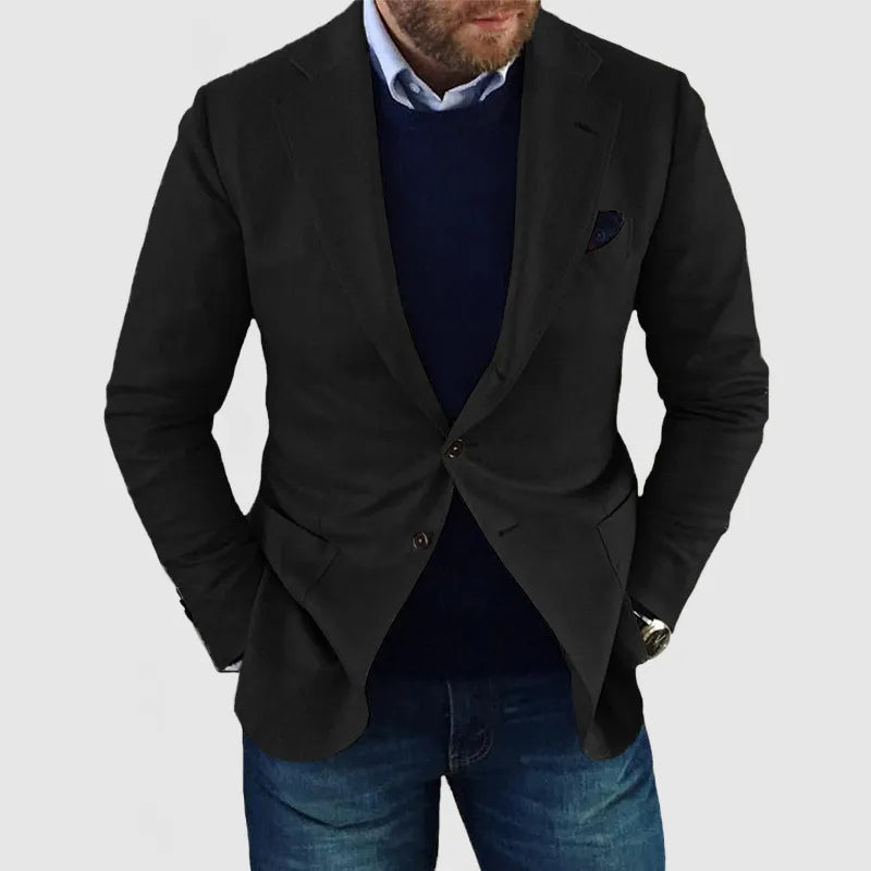 Herr Blazer Klassisk Design för Alla Tillfällen 3