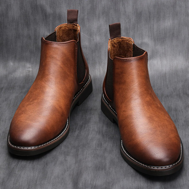 Herr Chelsea Boots Retro Stil för Män 1