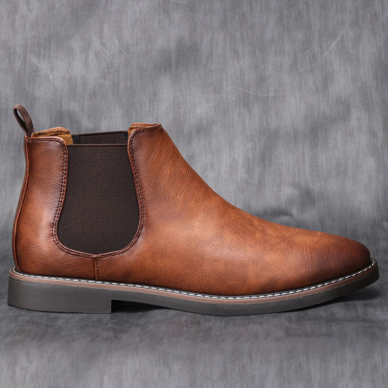 Herr Chelsea Boots Retro Stil för Män 5