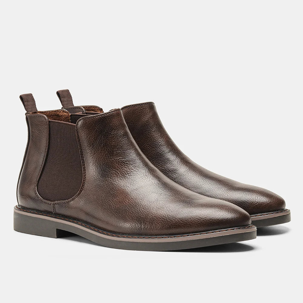 Herr Chelsea Boots Retro Stil för Män 9