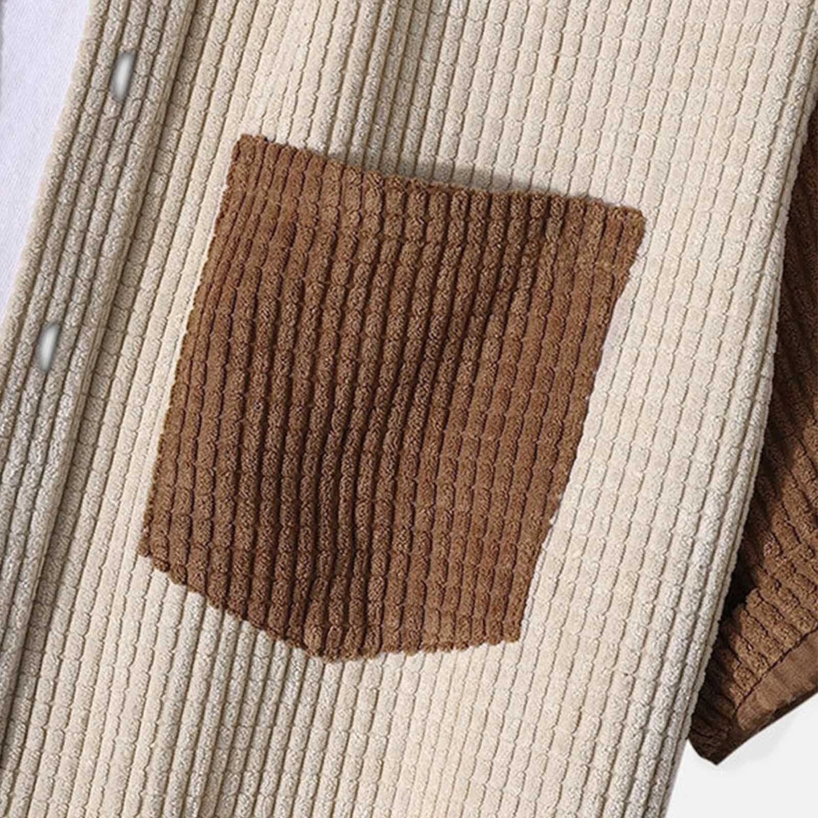 Herr Corduroy Set Skjorta och Shorts 1