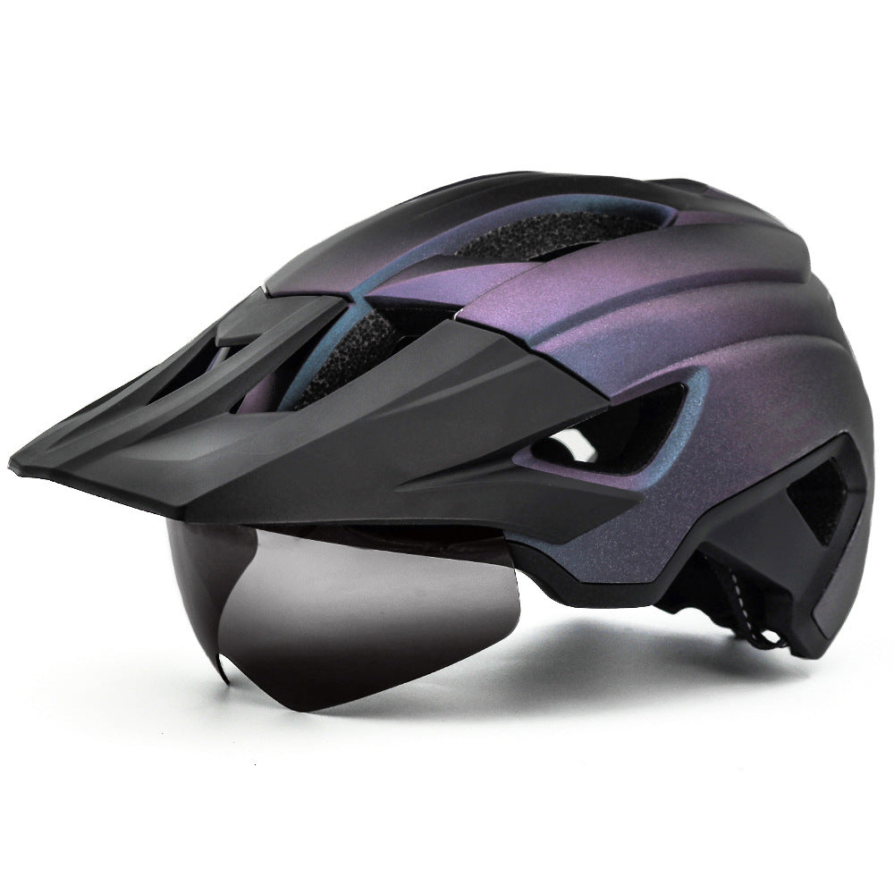 Herr Cykelhjälm Med Integrerat Visir och Ventilation 0