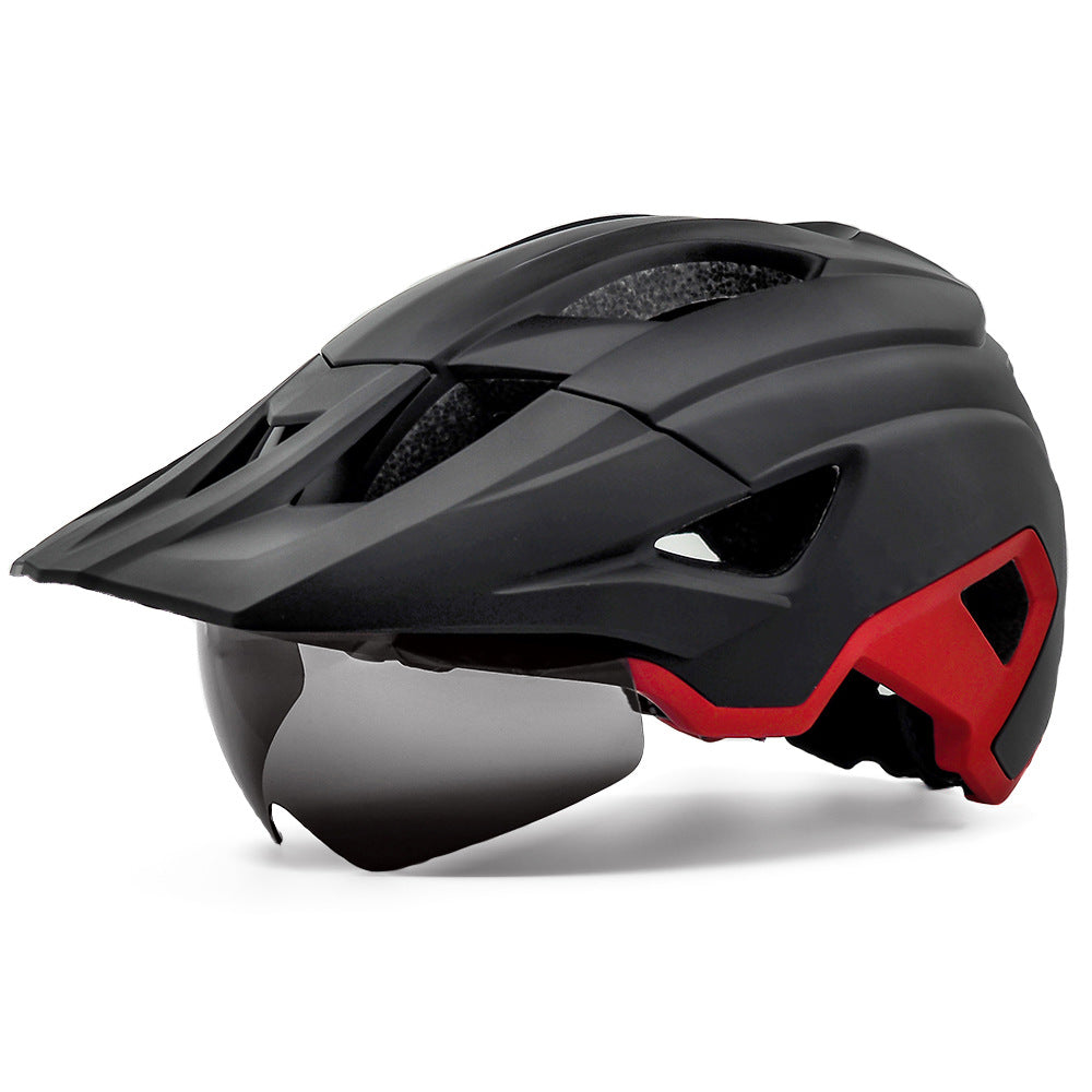 Herr Cykelhjälm Med Integrerat Visir och Ventilation 2