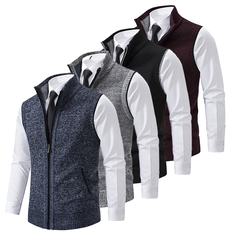 Herr Fleeceväst Tidlös Design Comfort Fleece 1