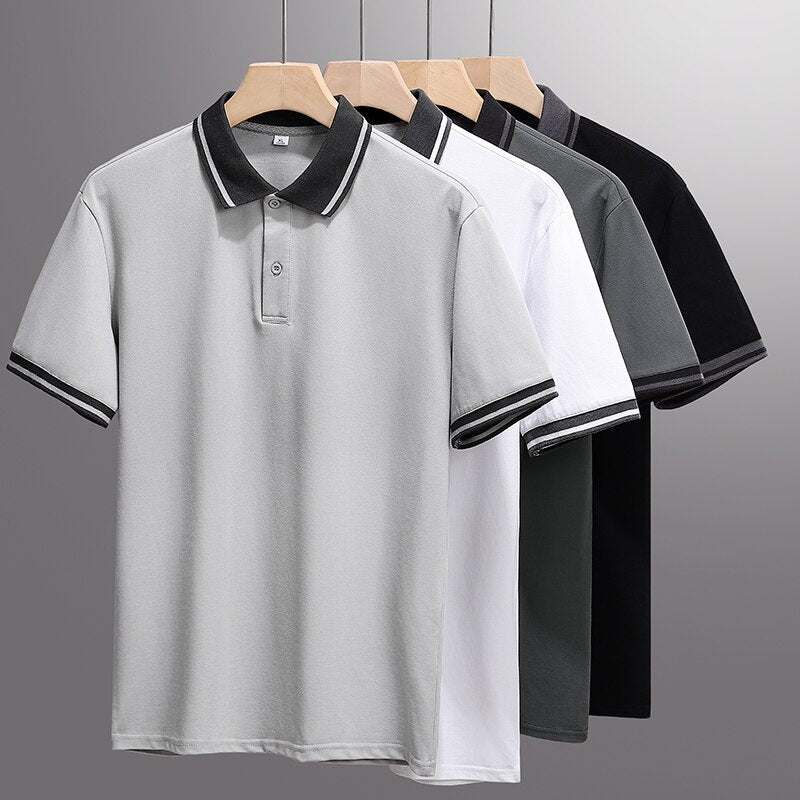 Herr Golf Polo Stilren och Andningsbar 4