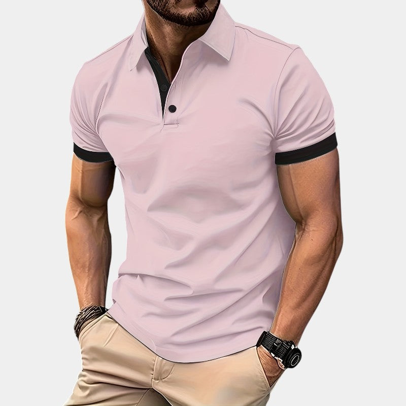 Herr Golfskjorta Justerad Polyester 1