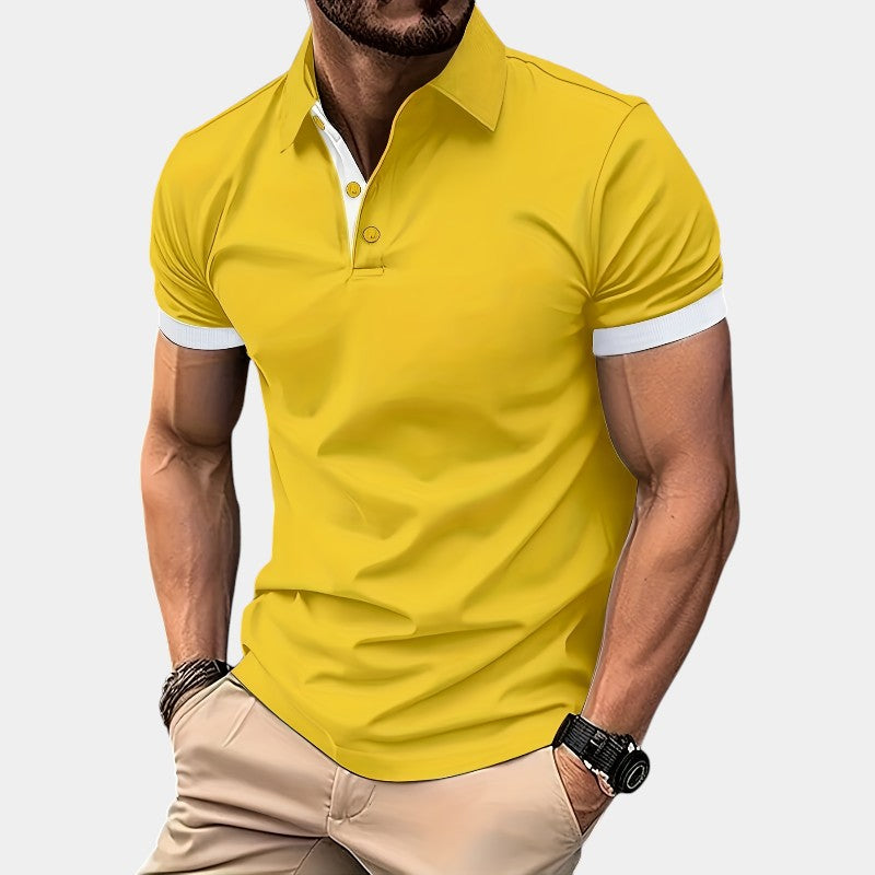 Herr Golfskjorta Justerad Polyester 2