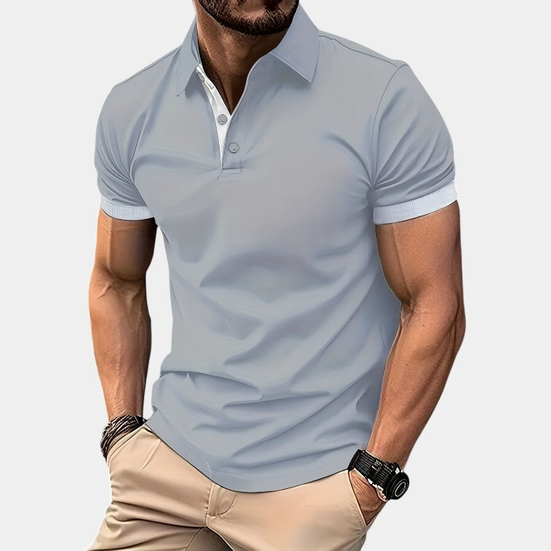 Herr Golfskjorta Justerad Polyester 3