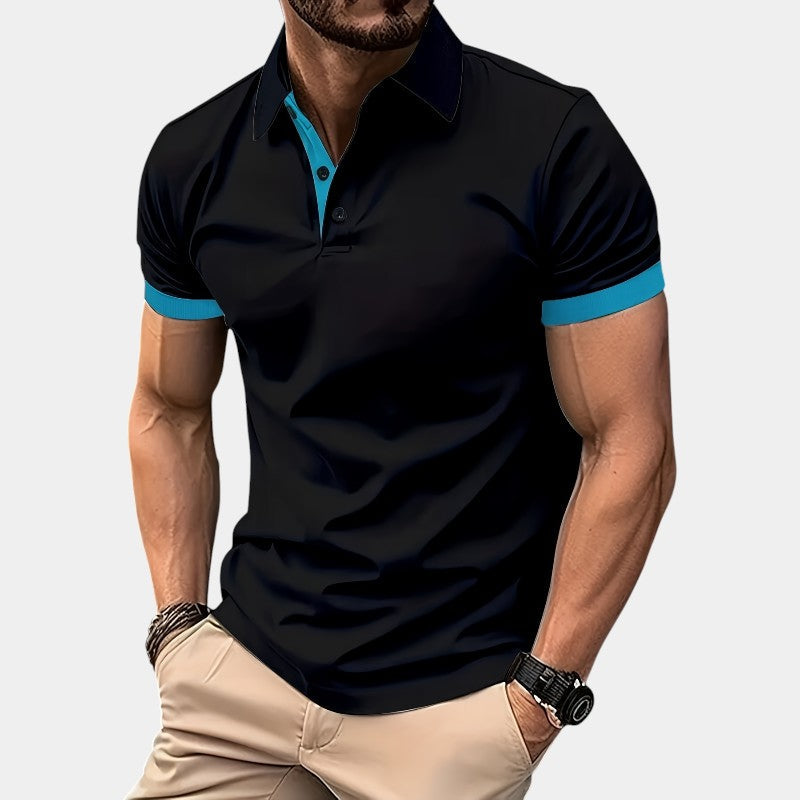 Herr Golfskjorta Justerad Polyester 4